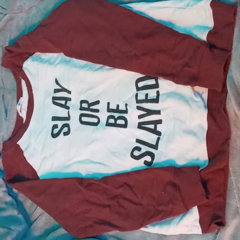 White red medium sweater